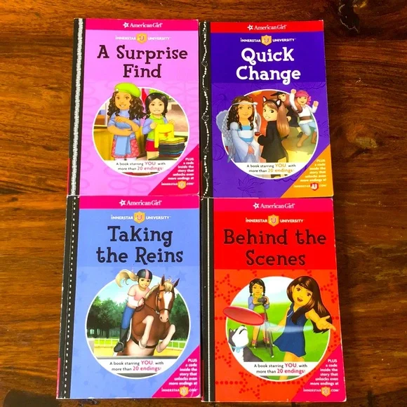 American Girl (Set of 4) Innerstar University Story Books w/ alternate endings - Picture 1 of 12
